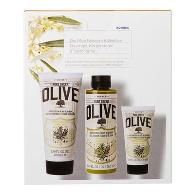Korres Olive Blossom Vorteilset Duschgel, Körpercreme & Handcreme