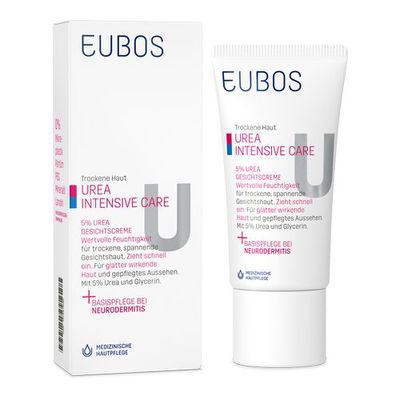 EUBOS TROCKENE HAUT 5% Urea Gesichtscreme