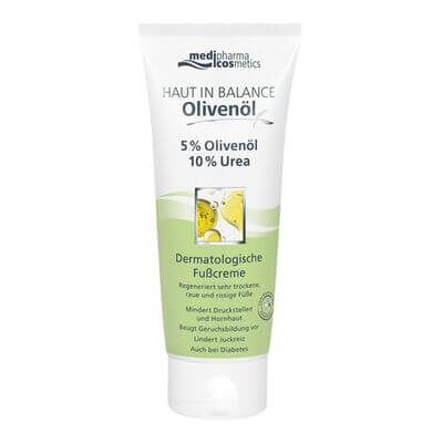 Medipharma Cosmetics HAUT IN BALANCE Olivenöl Fußcr.5%Oliven.10%Urea