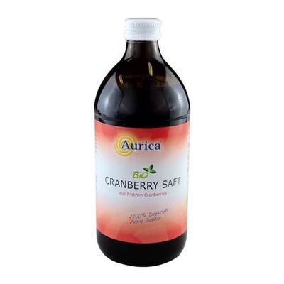 Aurica CRANBERRY 100% Direktsaft Bio