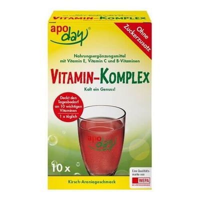 APODAY Vitamin-Komplex Kirsch-Aronia zuckerfr.Plv.