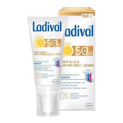 LADIVAL Sonnenschutz Gesicht Anti-Pigment Creme LSF 50+