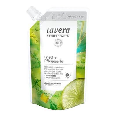 LAVERA Pflegeseife frisch Bio Limette+Zitronengras Refill