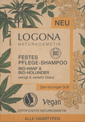 Logona Festes Pflege Shampoo Bio-Hanf&Bio-Holunder