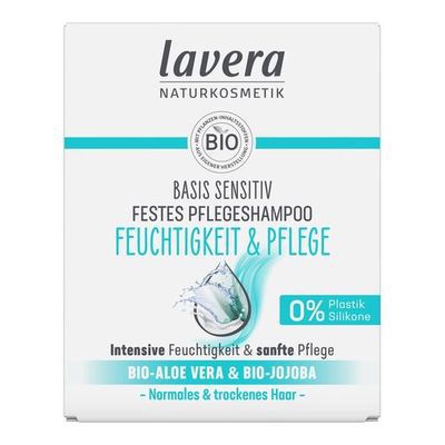 LAVERA festes Pflegeshampoo Feuchtigkeit & Pflege, basisi sensitiv